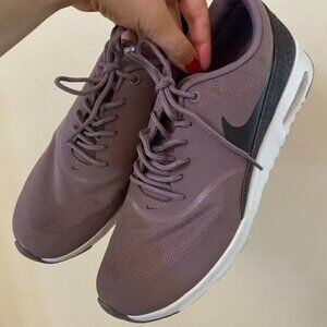 Womens Nike Airmax Thea Taupe Grey Wine Size 9.5